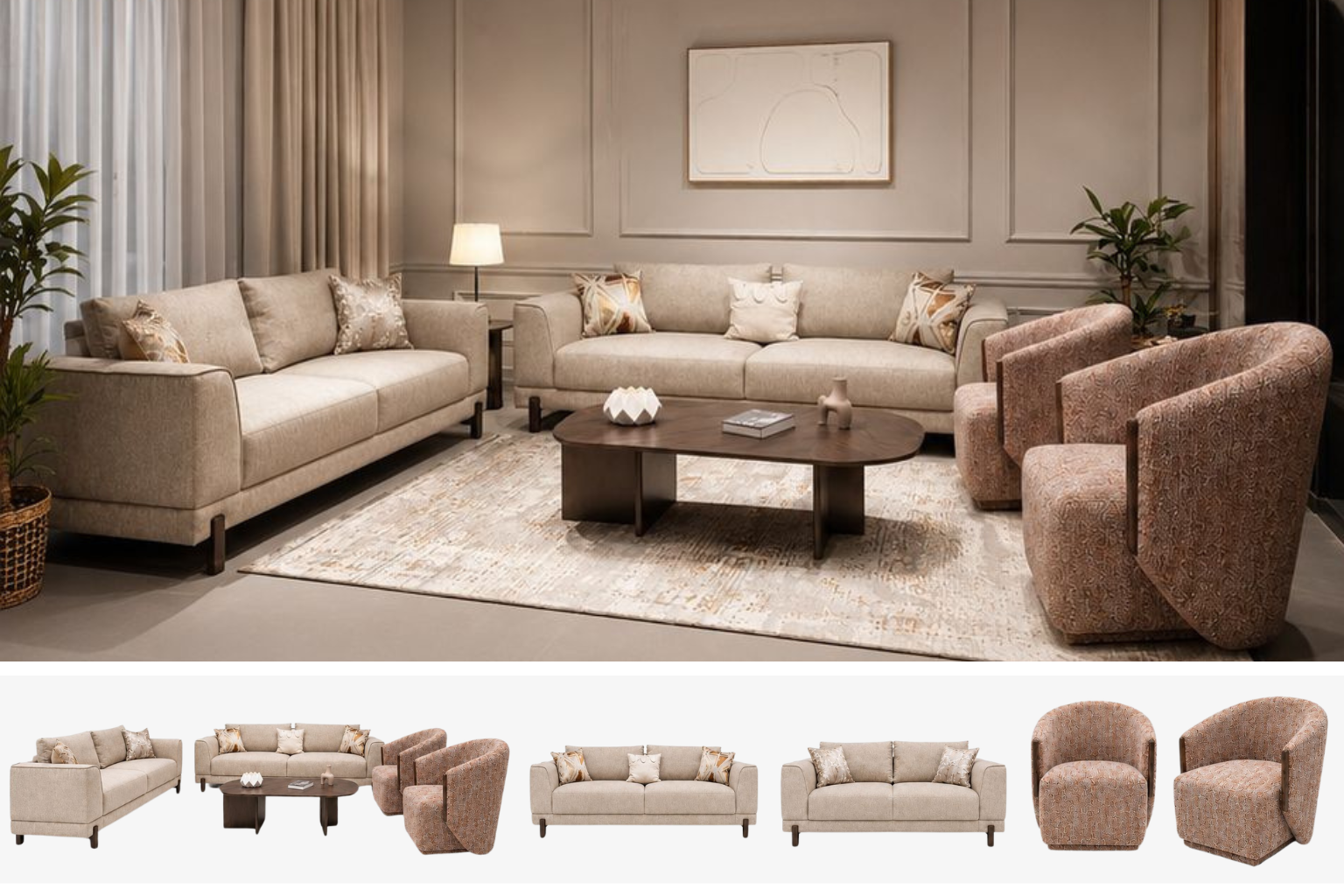 Victoria sofa set B2B