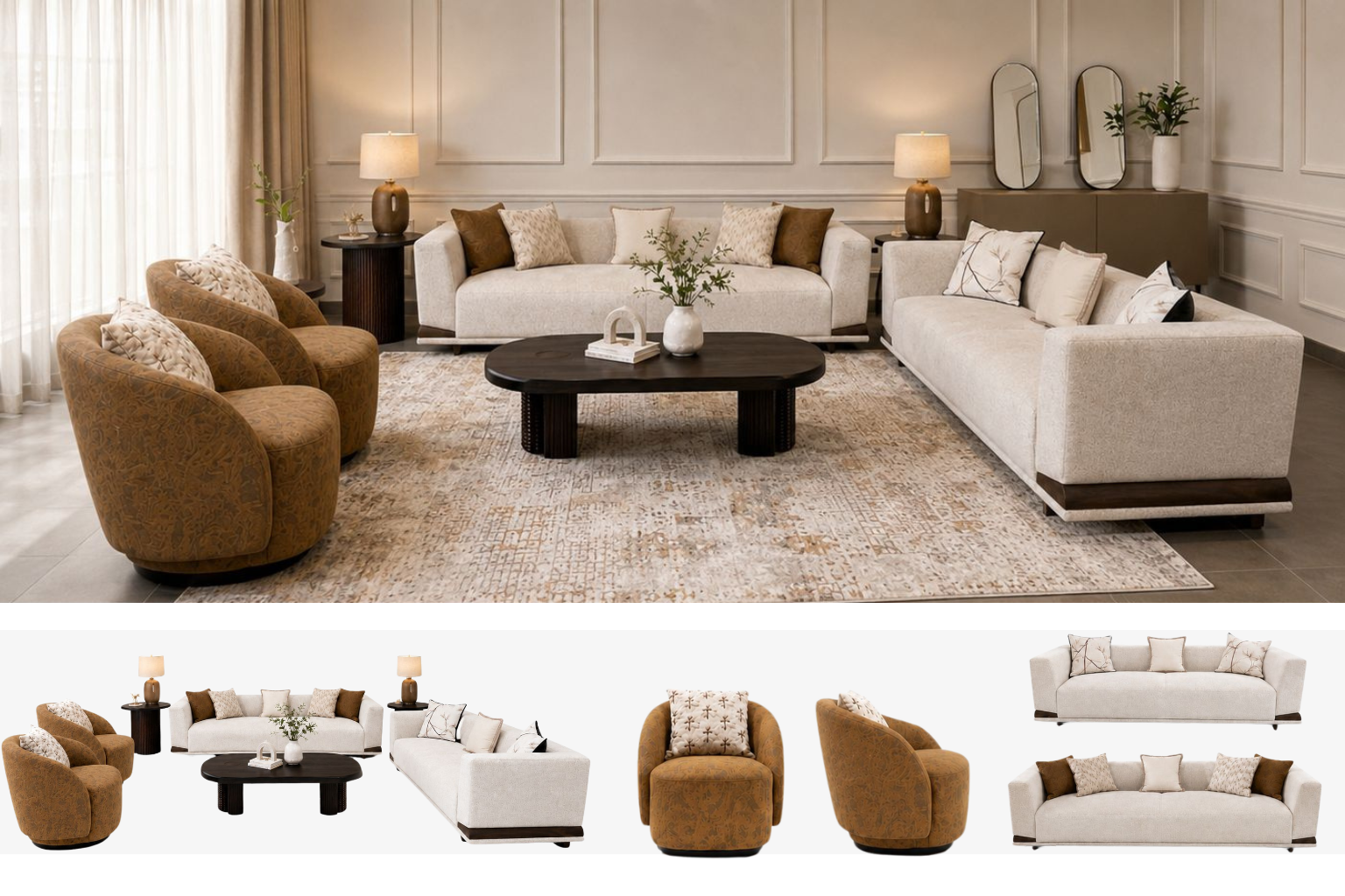 Queens sofa set B2B