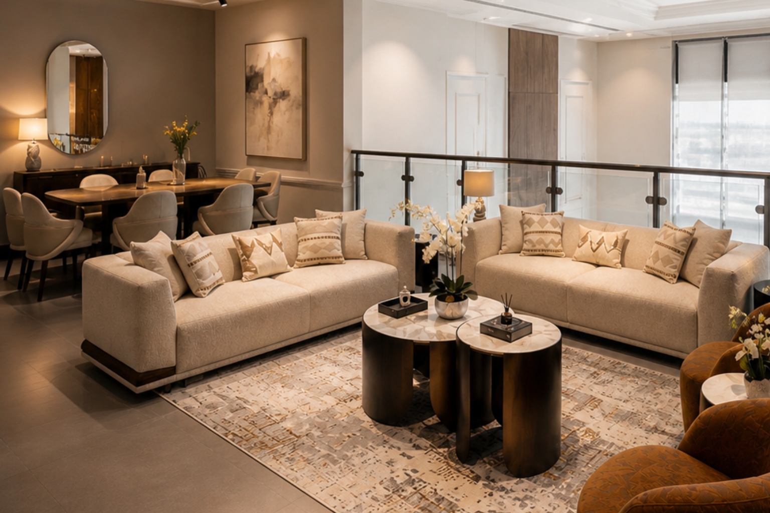 Queens-Sofa 3-Seater