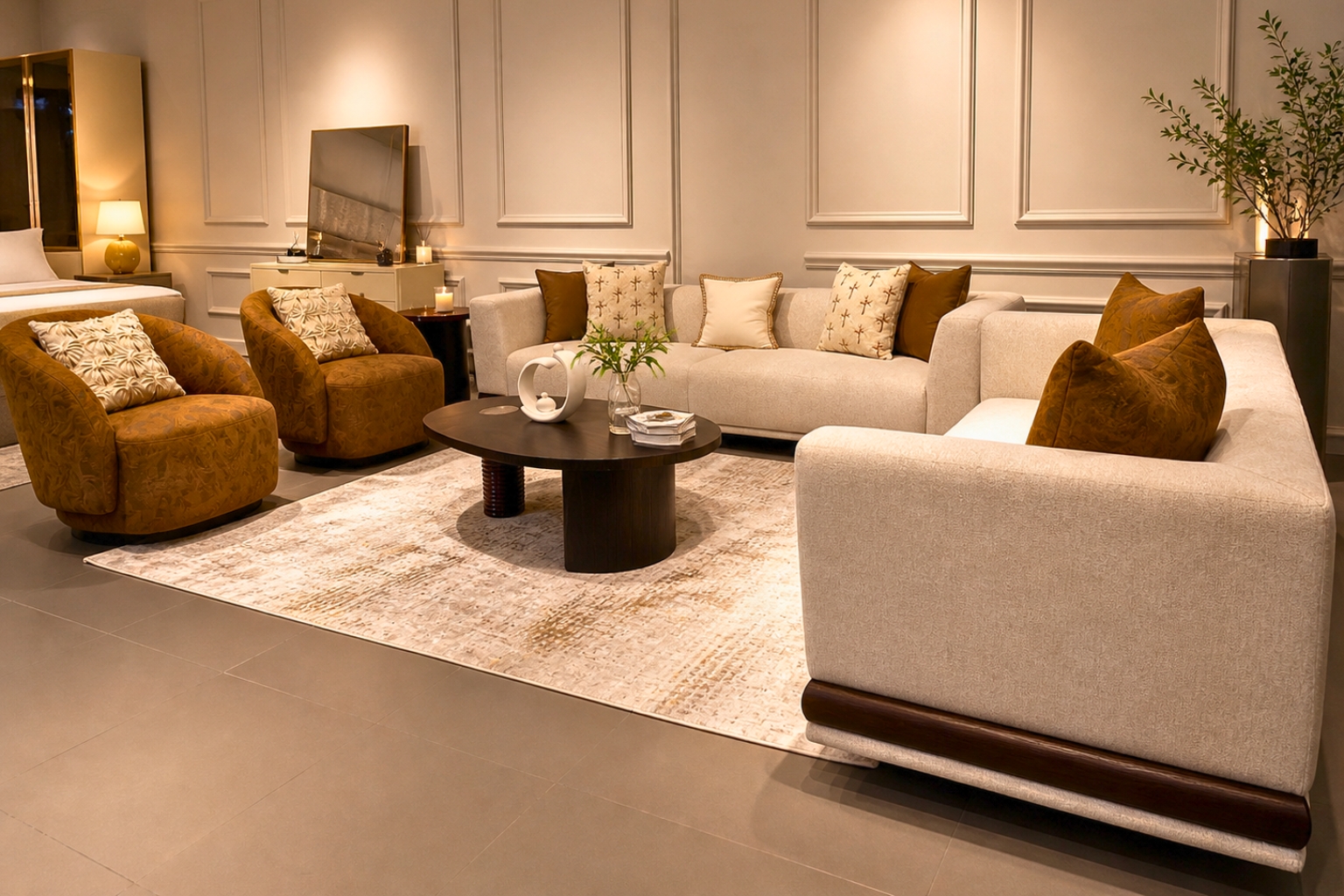 Queens-Sofa 4-Seater